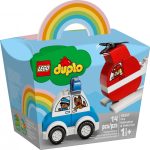 10957 LEGO® DUPLO® Tűzoltó helikopter és rendőrautó