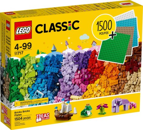 11717 LEGO® Classic Elemek, elemek, lapok