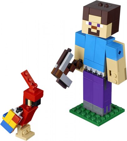 21148 LEGO® Minecraft™ Minecraft™ BigFig Steve papagájjal