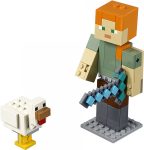   21149 LEGO® Minecraft™ Minecraft™ BigFig Alex csirkével