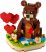 40462 LEGO® Kiegészítők Valentin napi barna maci
