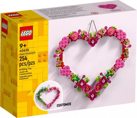 40638 LEGO® Kiegészítők Szívalakú dísz