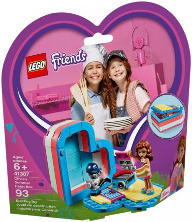 41387 LEGO® Friends Olivia nyári szív alakú doboza
