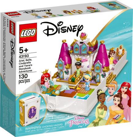 43193 LEGO® Disney™ Ariel, Belle, Hamupipőke és Tiana mesebeli kalandja