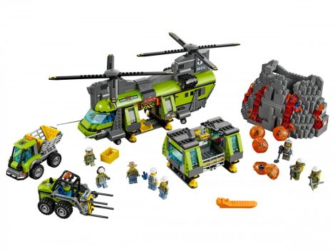 60125 LEGO® City Vulkánkutató teherszállító helikopter