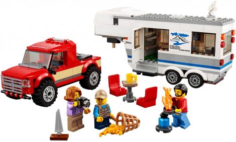 60182 LEGO® City Furgon és lakókocsi