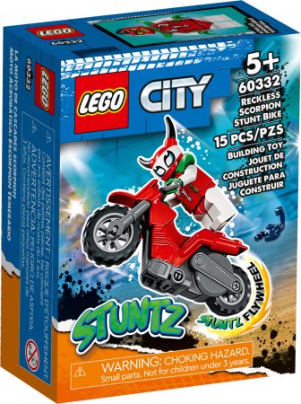 60332 LEGO® City Vakmerő skorpió kaszkadőr motorkerékpár