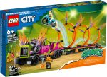   60357 LEGO® City Kaszkadőr járgány és tűzgyűrű kihívás