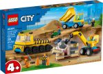   60391 LEGO® City Építőipari teherautók és bontógolyós daru