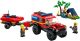 60412 LEGO® City 4x4 Tűzoltóautó mentőcsónakkal