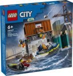   60417 LEGO® City Rendőrségi motorcsónak és a rablók rejtekhelye