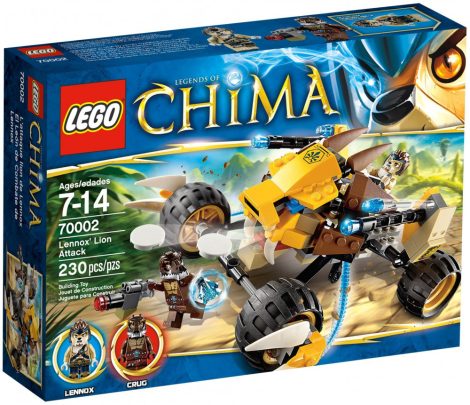 70002 LEGO® Legends of Chima™ Lennox oroszlános támadása