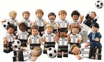   71014S LEGO® Minifigurák Német futballválogatott Teljes sorozat - 16 db minifigura