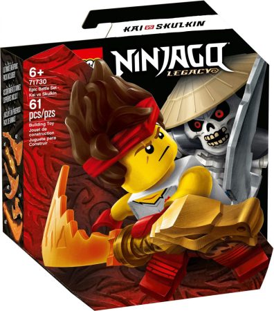 71730 LEGO® NINJAGO® Hősi harci készlet - Kai vs Skulkin
