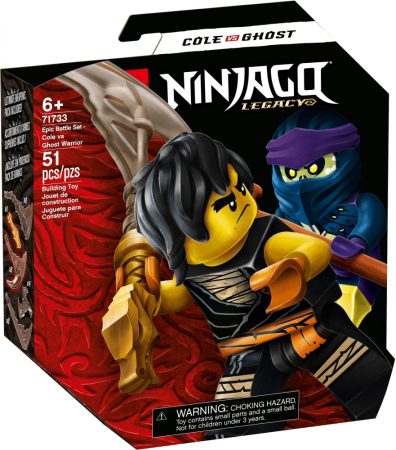 71733 LEGO® NINJAGO® Hősi harci készlet - Cole vs Kísértetharcos