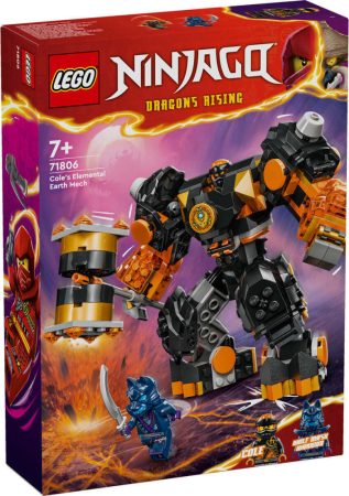 71806 LEGO® NINJAGO® Cole elemi földrobotja