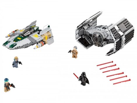 75150 LEGO® Star Wars™ Vader TIE vadászgépe az A-szárnyú csillaghajó ellen