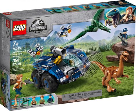 75940 LEGO® Jurassic World™ Gallimimus és Pteranodon kitörése
