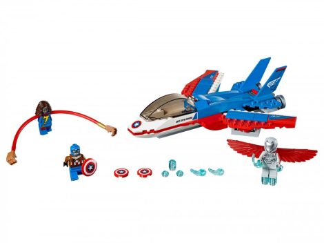 76076 LEGO® Marvel Super Heroes Amerika kapitány - Küldetés a sugárhajtású repülővel