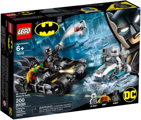 76118 LEGO® DC Comics™ Super Heroes Mr. Freeze™ Batmotoros csata