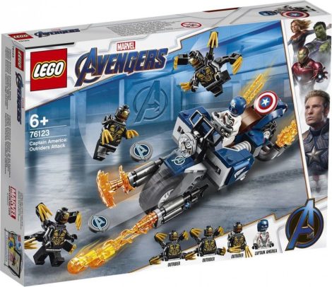 76123 LEGO® Marvel Super Heroes Amerika Kapitány Outrider támadás