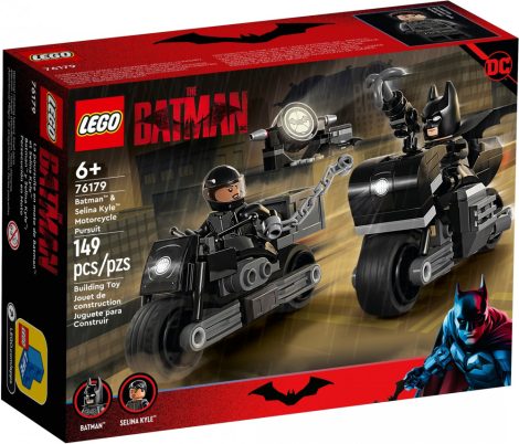 76179 LEGO® DC Comics™ Super Heroes Batman™ és Selina Kyle™ motorkerékpáros üldözése