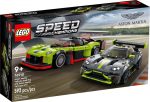   76910 LEGO® Speed Champions Aston Martin Valkyrie AMR Pro és Aston Martin Vantage GT3