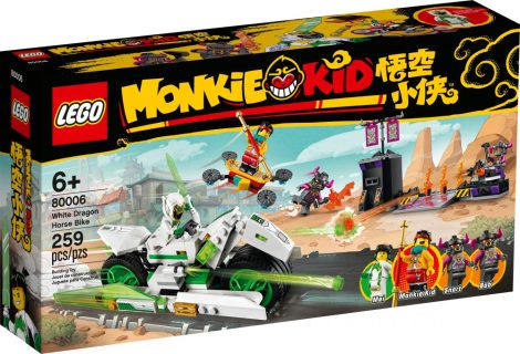 80006 LEGO® Monkie Kid Fehér Sárkány lovas motorja