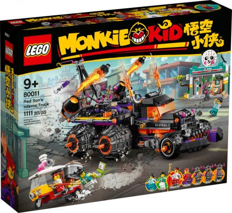 80011 LEGO® Monkie Kid Red Son pokoli kocsija