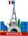 854011 LEGO® Kiegészítők Eiffel torony hűtő mágnes