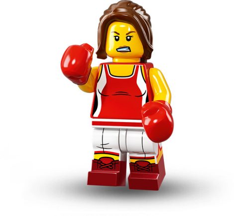 COL16-8 LEGO® Minifigurák 16. sorozat Kickbox harcos