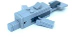   MINEDOLPHIN01 LEGO® Alkatrész Állat, vizi Minecraft™ delfin