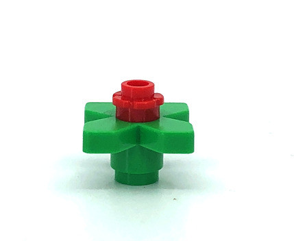 MINEFLOWER01 LEGO® Alkatrész Minecraft™ virág - piros