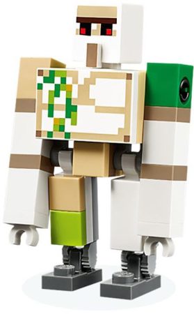 MINEGOLEM02 LEGO® Minifigurák Minecraft™ Vasgólem