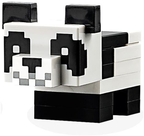 MINEPANDA01 LEGO® Alkatrész Minecraft™ panda kölyök