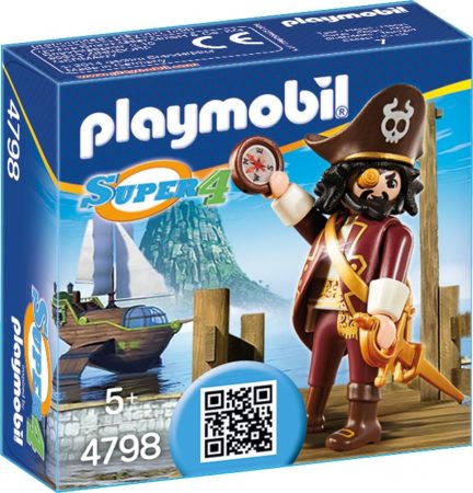 Playmobil Super 4 4798 Sharkbeard kapitány