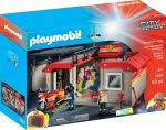 Playmobil City Action 5663 Hordozható tűzoltó állomás