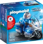Playmobil City Action 6876 Motoros rendőr LED szirénával