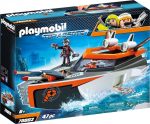 Playmobil Top Agents 70002 Titkos ügynökök hadihajója