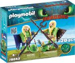 Playmobil Dragons 70042 Kőfej és Fafej repülő ruhában