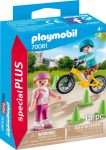   Playmobil Kiegészítők 70061 Gyerekek görkorival és BMX-el