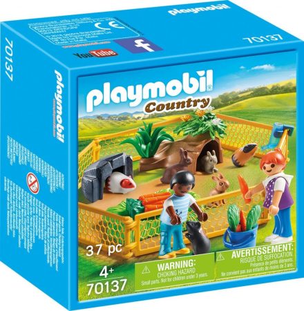 Playmobil Country 70137 Kisállatok kifutója