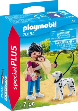 Playmobil Kiegészítők 70154 Anyuka kisbabával és kutyával