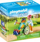 Playmobil City Life 70193 Beteg kerekesszékben