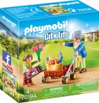 Playmobil City Life 70194 Nagymama bevásárló kocsival