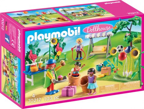 Playmobil Dollhouse 70212 Szülinapi buli bohóccal