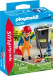   Playmobil Special Plus 70249 Utcaseprő kukával és seprűvel