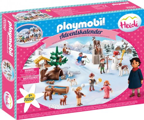 Playmobil Heidi 70260 Adventi naptár Heidi téli világa
