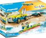   Playmobil Family Fun 70436 Strandautó utánfutóval és kenuval
