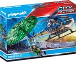   Playmobil City Action 70569 Rendőrségi helikopter: Ejtőernyős-üldözés